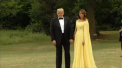 Donald si Melania Trump, intampinati de Theresa May, la prima vizita oficiala in Marea Britanie - VIDEO