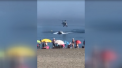 Scene rupte parca dintr-un film, surprinse pe o plaja din sudul Spaniei. De la bordul unui elicopter, politistii au incercat sa prinda un traficant de droguri - VIDEO