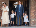 Palatul Kensington a publicat primele imagini oficiale de la botezul Printului Louis - FOTO