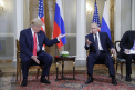 Momentul in care Donald Trump ii face cu ochiul lui Vladimir Putin - VIDEO