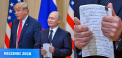 "Ciorna" lui Vladimir Putin, fotografiata de jurnalisti. Mesajele care apar pe notitele liderului rus
