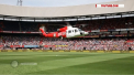 Prezentare cum rar vezi. Feyenoord si-a adus cu elicopterul, direct pe stadion, jucatorii transferati in aceasta vara - VIDEO