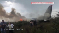 Momentul prabusirii avionului din Mexic, filmat de un pasager. Imagini care pot afecta emotional - VIDEO