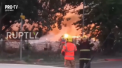 Un incendiu masiv a cuprins un centru comercial din Manchester. O coloana de fum negru putea fi vazuta din mai multe parti ale orasului - VIDEO