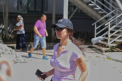Primele imagini cu femeia jandarm ranita la proteste, dupa externarea din spital - FOTO