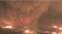 Fenomen rar in California. In zonele cuprinse de incediile masive de vegetatie, s-a format o tornada de foc si de fum. Vartejul a avut o latime de 300 de metri si  inaltime de 12 kilometri - VIDEO