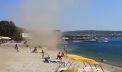 Momente de panica pe o plaja din Rusia. O furtuna de nisip aparuta pe neprins de veste a speriat oamenii care se relaxau pe malul Marii Negre - VIDEO