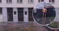 Un barbat, filmat cum face dus, gol pusca, langa peretele Procuraturii Generale. Ce risca - VIDEO