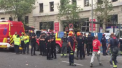 Alerta la un hotel vechi de 110 ani. Un muncitor a murit, 11 au fost raniti - VIDEO