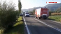 Masina unui sofer de 19 ani s-a rupt in doua, dupa ce s-a ciocnit de o autoutilitara pe o sosea din Romania: a pierdut controlul volanului - VIDEO