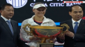 Caroline Wozniacki a luat trofeul de la Beijing si marele premiu de peste un milion 500 de mii de dolari. Tenismena daneza a invins-o pe letona Anastasija Sevastova - VIDEO