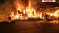 Accident groaznic in Grecia. 11 persoane si-au pierdut viata. Autoutilitara in care se aflau s-a ciocnit violent cu un camion si a luat foc - VIDEO