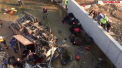 Accident teribil in Turcia. Cel putin 19 oameni au murit, iar 11 au fost grav raniti, dupa ce camionul in care se aflau a cazut intr-un rau de la o inaltime de zeci de metri - VIDEO