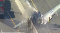 Un avion din anii "™30, cu insemne naziste pe aripi, s-a prabusit pe o sosea din SUA - VIDEO