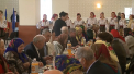 Nunta mare si de aur la Puhoi. 17 cupluri au sarbatorit 50 de ani de la casatorie: "Anii au trecut, dar inima-i tot aceea" - VIDEO