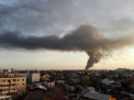Incendiu masiv la un depozit de mase plastice, in Ploiesti. Populatia, sfatuita sa ramana in locuinte