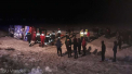 Un autocar inmatriculat in Republica Moldova, care venea din Ungaria spre Chisinau, s-a rasturnat pe o sosea din Romania: o persoana a murit, iar sase au fost ranite - VIDEO