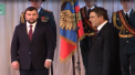 Noul presedinte ales al regiunii separatiste Donetk a fost investit in functie in fata oficialilor veniti din Rusia - VIDEO