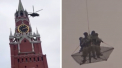Aparitie misterioasa deasupra Kremlinului in Moscova. Ce au filmat pe cer rusii - VIDEO