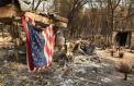 Incendiu in California. Bilantul victimelor revizuit in scadere: 85 de morti si 296 disparuti