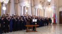 Legea privind constructia autostradei Targu Mures-Iasi-Ungheni, promulgata in ceremonie publica de Klaus Iohannis: E trist ca a fost nevoie de o lege. Guvernantii au obligatia de a face unirea reala" - VIDEO