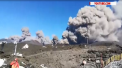 Cel mai inalt si mai activ vulcan din Europa, aflat pe muntele italian Etna, a erupt expulzand o coloana uriasa de cenusa in atmosfera - VIDEO
