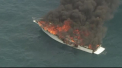 Un iaht cu 5 adulti si un copil la bord a luat foc in larg. Detaliul care i-a salvat