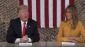 Dupa aproape doi ani de cand a preluat mandatul, presedintele Donald Trump a vizitat pentru prima data o zona de conflict unde sunt dislocate trupe americane - VIDEO