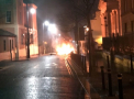 O bomba a explodat intr-o masina, langa un tribunal din Irlanda de Nord. FOTO/VIDEO