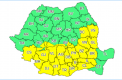 Cod galben de ninsori, vant si polei in 26 de judete din Romania, de vineri dupa-amiaza
