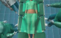 Animatie grafica. Pansament uitat de medici in abdomenul pacientei. Cum a fost descoperit - VIDEO