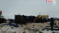 Sapte oameni au murit, iar 32 au fost raniti dupa ce un autocar s-a rasturnat pe o sosea din regiunea rusa Kaluga - VIDEO