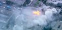 O puternica explozie, urmata de un incendiu s-a produs aseara in orasul american San Francisco dupa ce cativa muncitori au taiat din greseala o conducta de gaz 