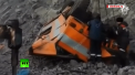 Grav accident in Kemerovo: Sase oameni au murit dupa ce un autobuz plin cu mineri a cazut de la o inaltime de opt metri intr-un sant