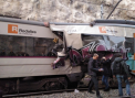 Accident feroviar grav langa Barcelona, cu un mort si 100 de raniti. "Am simtit ca zbor" - FOTO