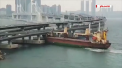 O nava sub pavilion rusesc, condusa de un marinar beat, a intrat intr-un pod din Coreea de Sud - VIDEO