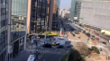 A fost alerta cu bomba la Bruxelles in aceasta dimineata, intr-un cartier unde sunt concentrate institutii ale Uniunii Europene - VIDEO