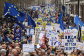 Protest cu sute de mii de oameni, la Londra. Ei cer un nou referendum pentru Brexit - VIDEO