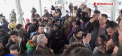 Traficul feroviar dintre Atena si orasul grec Salonic a fost blocat, dupa ce aproximativ 200 de imigranti au dat buzna in principala gara din capitala Greciei - VIDEO