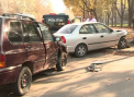 VIDEO. O soferita a provocat un accident inexplicabil in capitala: A ajuns la spital