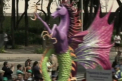 Orasul invadat de dragoni. Oamenii nu si-au putut lua ochii de la ceea ce au vazut