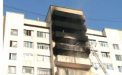 VIDEO si FOTO. Incendiu intr-un bloc din sectorul Botanica al capitalei: De la ce a pornit focul