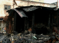 Doi barbati au ARS DE VII intr-un incendiu la un depozit din capitala. VIDEO