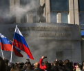 Criza in Ucraina. Kievul afirma ca a capturat doua blindate ale armatei ruse in luptele din Lugansk
