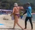 Scandal pe o plaja din Thailanda. De ce a fost imbrancita si gonita o turista venita din Rusia