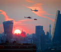 FOTO. "Asa ceva numai in Londra se putea intampla". Ce au fotografiat mai multe persoane, pe cerul orasului
