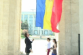 A disparut drapelul din Arcul de Triumf. Chirtoaca: "Nici nu stiu cum sa reactionez"