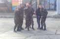 De bucurie ca scapa de cazarma! Cum au fost filmati mai multi militari din Balti. VIDEO