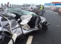 Carambol pe sosele. Zeci de masini, implicate in accidente in lant produse in Romania si Serbia