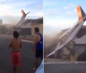 VIDEO. Avion de mici dimensiuni, prabusit peste o casa in Brazlia. Doi oameni au murit